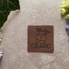 Kunstlederlabel "Kuh" 3 Lederlabel Kuh, Dorfkind, Lederpatch