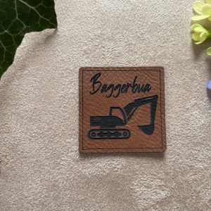 Lederlabel "Baggerbua"