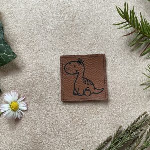 Kunstlederlabel "Dino"