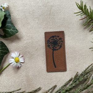 Kunstlederlabel "Löwenzahn"