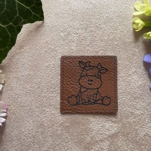 Lederlabel Kuh