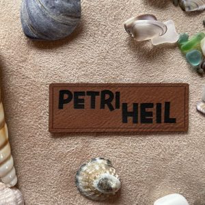 Lederlabel Petri heil
