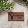 Lederlabel Waidmanns Heil Hirsch