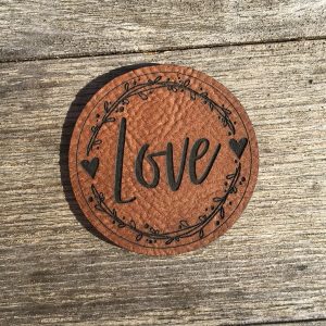 Lederlabel LOVE