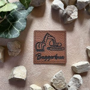 Lederlabel Bagger
