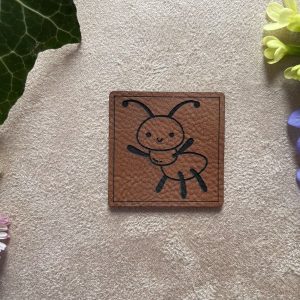 Lederlabel Ameise