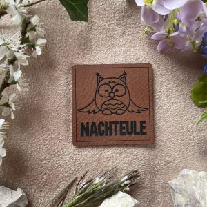 Lederlabel Nachteule