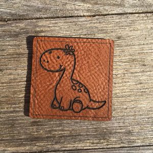 Lederlabel Dino