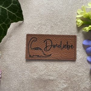 Lederlabel Dinoliebe