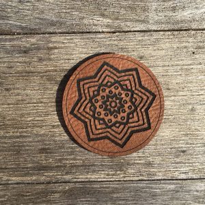 Lederlabel Mandala