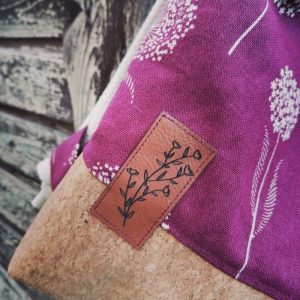 Alternative view of Kunstlederlabel "Blume"