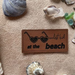 cooledet kid beach label lederlabel