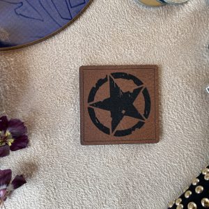 Lederlabel "Stern"