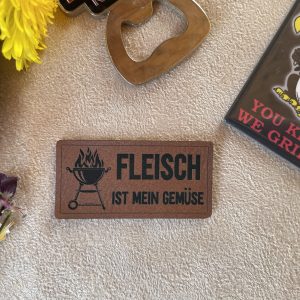 Lederlabel Fleisch, Männer nähen