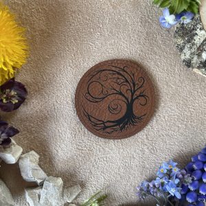 Kunstlederlabel "keltischer Baum"
