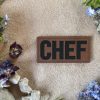 Kunstlederlabel "Chef"