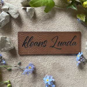 Kunstlederlabel "kloans Luada"