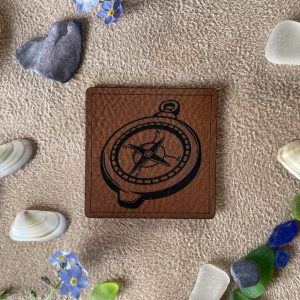 Kunstlederlabel "Kompass"