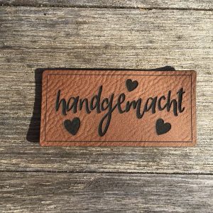 Lederlabel handgemacht