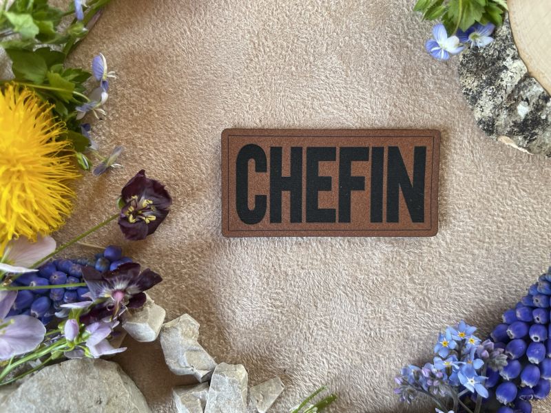Lederlabel Chefin