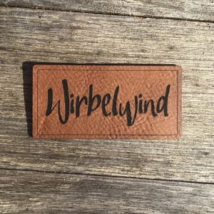 Kunstlederlabel "Wirbelwind"