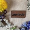 Lederlabel Lausbub