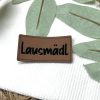 Lederlabel Lausmädl