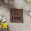 Lederlabel kleine Hexe