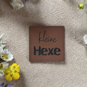 Lederlabel kleine Hexe