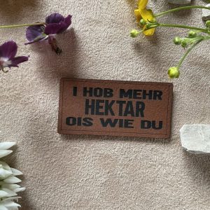 Lederlabel Hektar