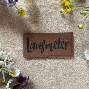 Lederlabel Laufmeter
