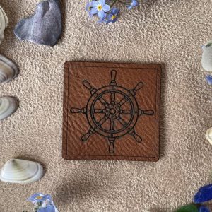 Lederlabel Steuerrad