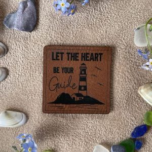 Lederlabel Leuchtturm