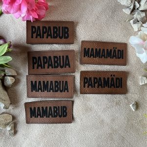 Lederlabel, Mamabua, Papabua, Mamamädi, Papamädi