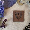Lederlabel Totenkopf