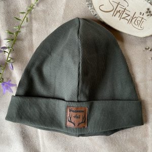 Alternative view of Kunstlederlabel "Waidmanns Heil"