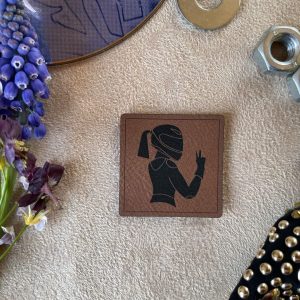 Lederlabel bikergirl