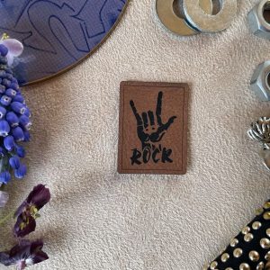 Lederlabel Rock