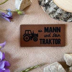 Lederlabel Traktor