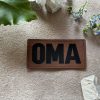 Lederlabel Oma