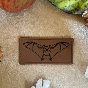 Lederlabel "Fledermaus"