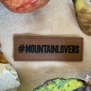 Lederlabel "Mountainlovers"