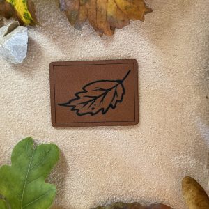 Lederlabel "Blatt"
