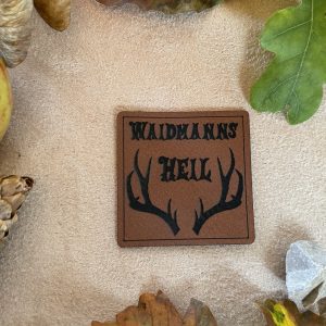 Lederlabel "Waidmanns Heil"