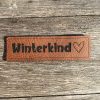 Lederlabel Winterkind
