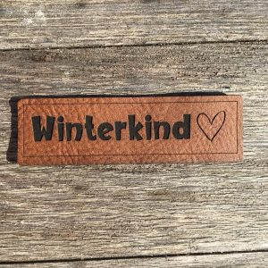 Lederlabel Winterkind