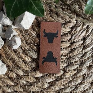 Lederlabel Stier
