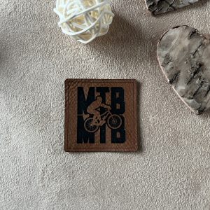 Lederlabel "Mountainbike MTB"