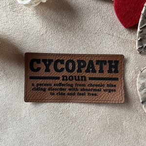 Lederlabel Rad "Cycopath" XL