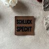 Stritzikistl Lederlabels 81 Lederlabel "Schluckspecht"